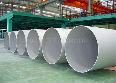 ASTM JIS Stainless Steel Welded Pipe เส้นผ่าศูนย์กลางขนาดใหญ่สำหรับงานลำเลียงของเหลวอุตสาหกรรม