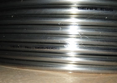 Bright ASTM 316 316L ท่อเหล็กสแตนเลสม้วนไร้รอยต่อสำหรับอุตสาหกรรมเคมี