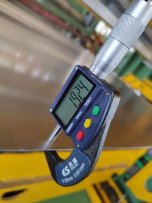 1.5 มิลลิเมตรหนาแผ่นเหล็กไร้ขัด ASTM 304/304L/1.4301/S30408 904L/316L/316ti เกรดสําหรับการปั่นตัดบิด