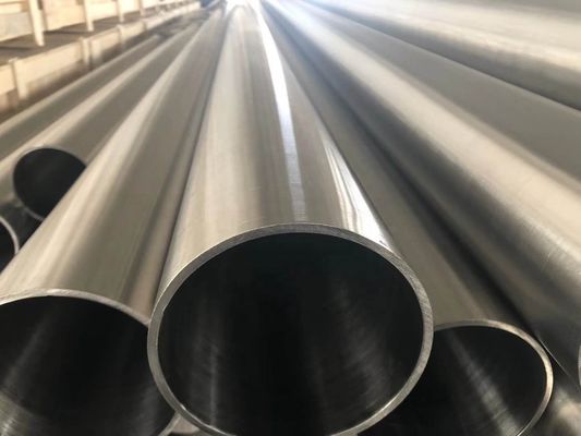 ท่อเหล็กไร้สแตนเลสที่สะท้อนแสงสูง ASTM มาตรฐาน 300 ซีรีส์-317L-316Ti เกรดด้านในด้านนอกเคลือบให้สว่าง