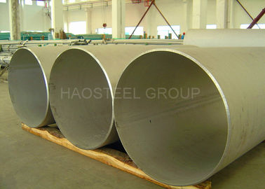 ASTM JIS Stainless Steel Welded Pipe เส้นผ่าศูนย์กลางขนาดใหญ่สำหรับงานลำเลียงของเหลวอุตสาหกรรม